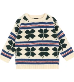 Børn Konges Sløjd Bluse - Uld - Strik - Billi - Clover