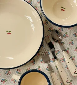 Spisetid|Børnebestik*Konges Sløjd Børnebestik - Navy Dots