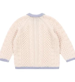 Børn Konges Sløjd Cardigan - Emma - Uld - Strik - Off White