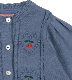 Børn Konges Sløjd Cardigan - Strik - Soleil - Country Blue