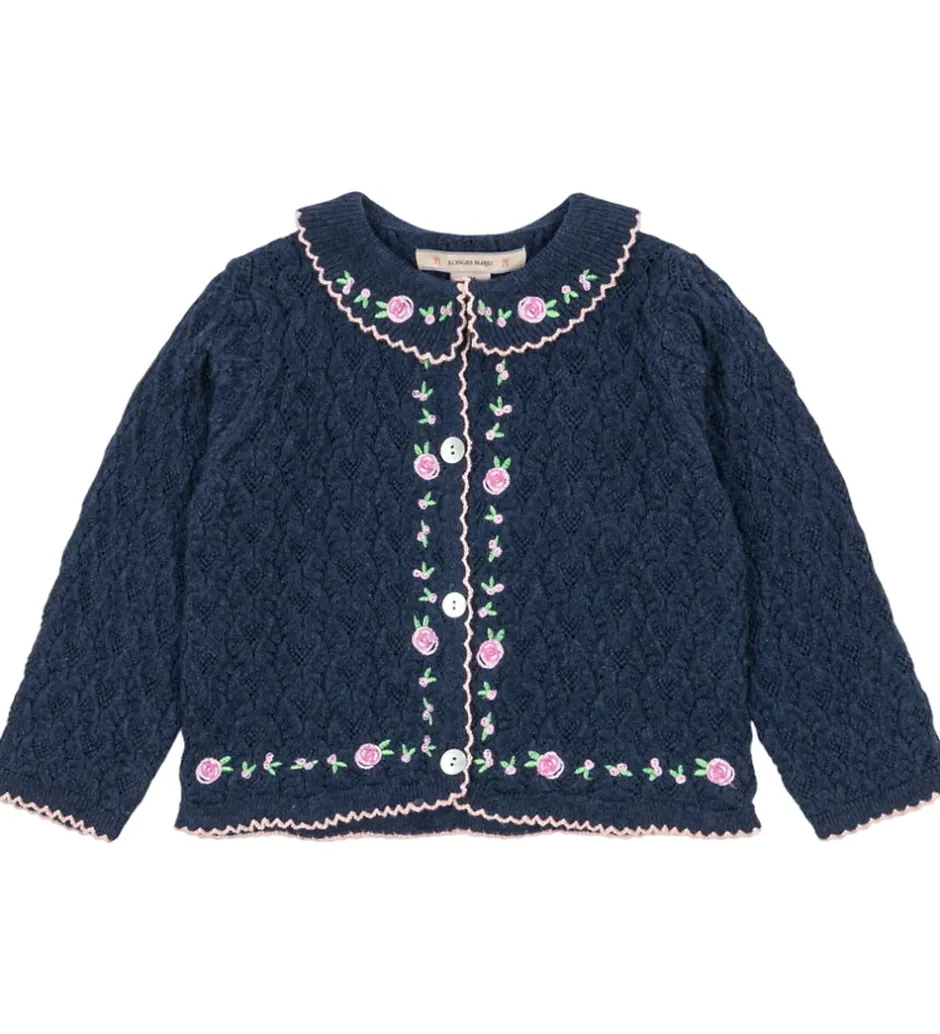 Striktrøjer*Konges Sløjd Cardigan - Strik - Rosier - Ensign Blue