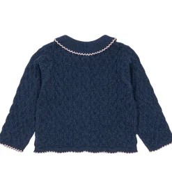 Striktrøjer*Konges Sløjd Cardigan - Strik - Rosier - Ensign Blue