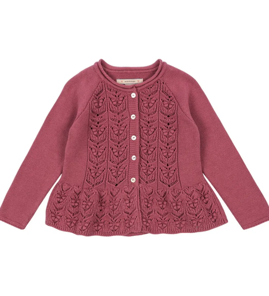 Striktrøjer*Konges Sløjd Cardigan - Strik - Cabby - Deco Rose