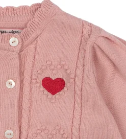 Børn Konges Sløjd Cardigan - Strik - Soleil - Silver Pink