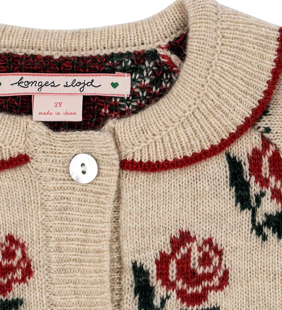 Cardigans*Konges Sløjd Cardigan - Uld/Polyamid - Belou - Rose
