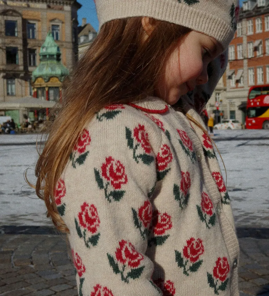 Cardigans*Konges Sløjd Cardigan - Uld/Polyamid - Belou - Rose