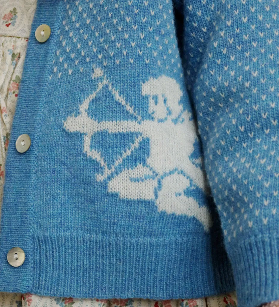 Cardigans*Konges Sløjd Cardigan - Uld/Polyamid - Angel