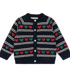 Cardigans*Konges Sløjd Cardigan - Uld/Polyamid - Belou - Heart