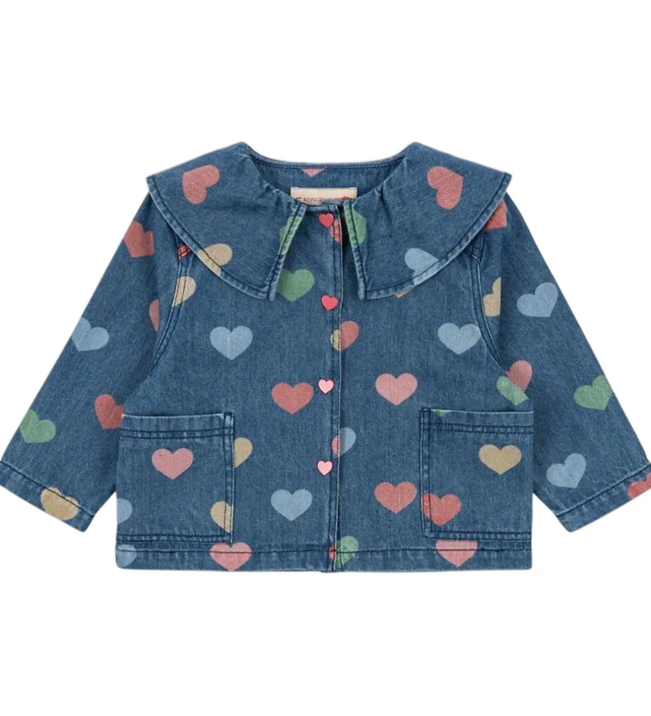 Skjorter*Konges Sløjd Denimjakke - Denim - Magot - Bon Coeur Colore