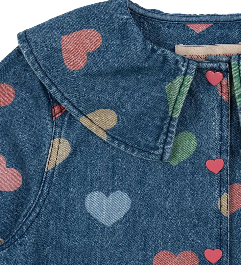 Skjorter*Konges Sløjd Denimjakke - Denim - Magot - Bon Coeur Colore