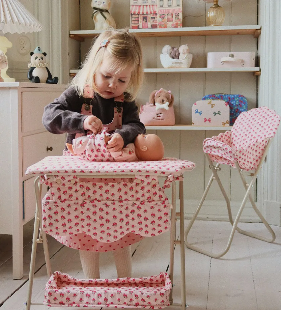 Dukker Og Tilbehør*Konges Sløjd Dukke Puslebord - Rosie Rose