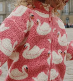 Fleece*Konges Sløjd Fleecejakke - Jody - Swan Candy