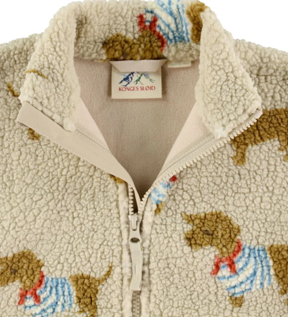 Fleece*Konges Sløjd Fleecejakke - Jody Teddy - Bassotto