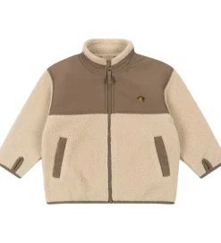 Børn Konges Sløjd Fleecejakke - Flynn - Oxford Tan