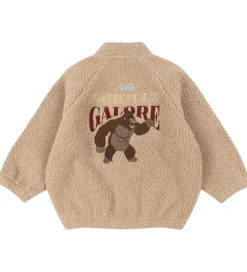Fleece*Konges Sløjd Fleecejakke - Jazz Teddy - Oxford Tan