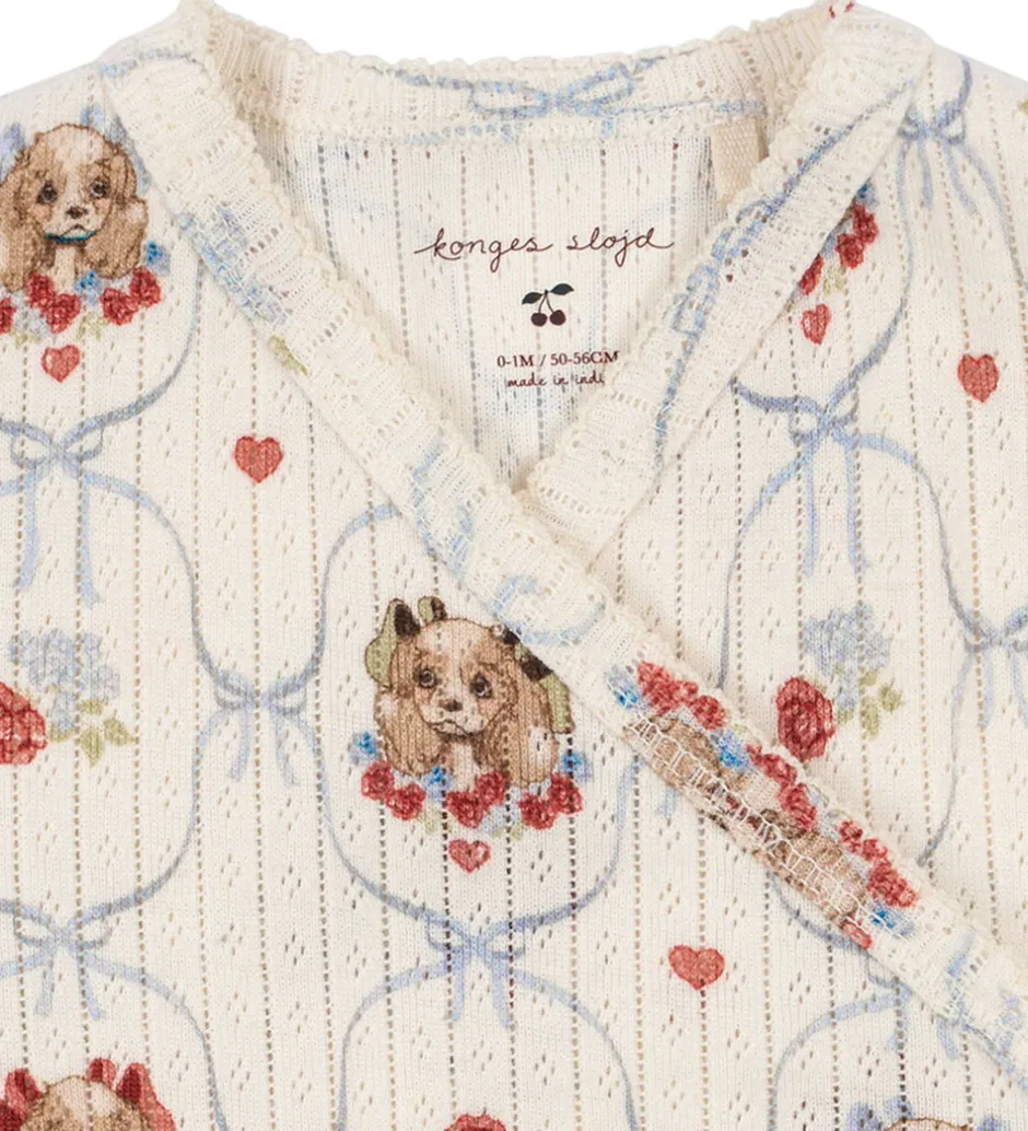 Heldragter*Konges Sløjd Heldragt - Rib - Minnie - Puppy m. Hulmønster