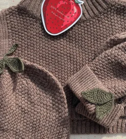 Børn Konges Sløjd Hue - Uld - Strik - Fruity - Bunny Brown Melange