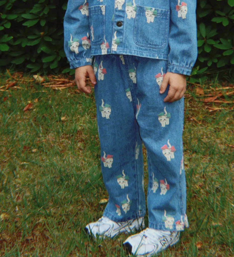 Bukser Og Jeans*Konges Sløjd Jeans - Magot - Bow Kitty Denim
