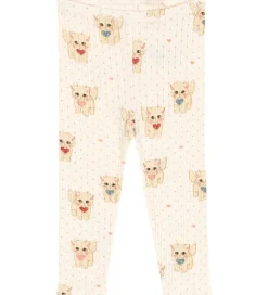 Leggings*Konges Sløjd Leggings - Minnie - Miao Amore m. Hulmønster