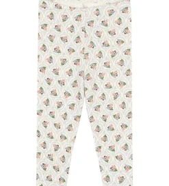 Børn Konges Sløjd Leggings - Minnie - Verona Blues m. Hulmønster