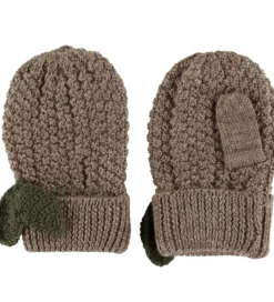 Handsker Og Luffer*Konges Sløjd Luffer - Strik - Fruity - Bunny Brown Melange