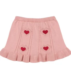 Nederdele*Konges Sløjd Nederdel - Strik - Soleil - Silver Pink