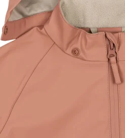 Børn Konges Sløjd Regntøj - PU - Plainy - Cameo Brown