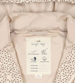 Regntøj*Konges Sløjd Regntøj m. Seler/Fleece - PU - Rainy Palme - Milk T