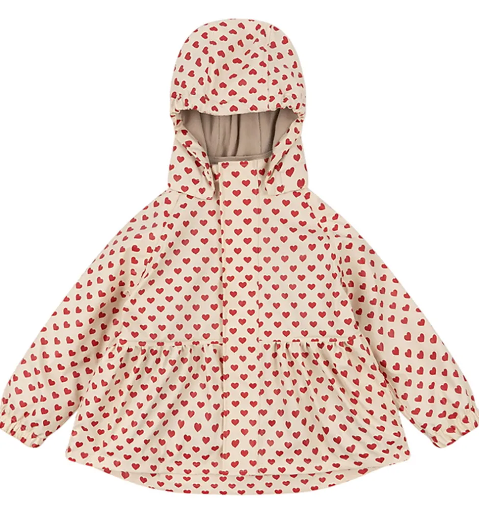 Regntøj*Konges Sløjd Regntøj m. Seler/Fleece - PU - Rainy Palme - Coeur