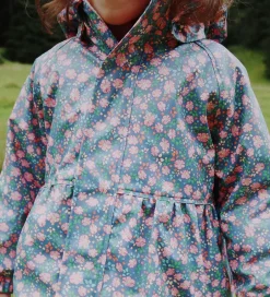 Regntøj*Konges Sløjd Regntøj m. Seler/Fleece - PU - Palme - Kyoto