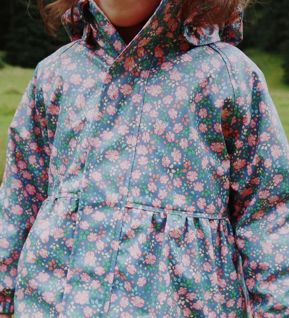 Regntøj*Konges Sløjd Regntøj m. Seler/Fleece - PU - Palme - Kyoto