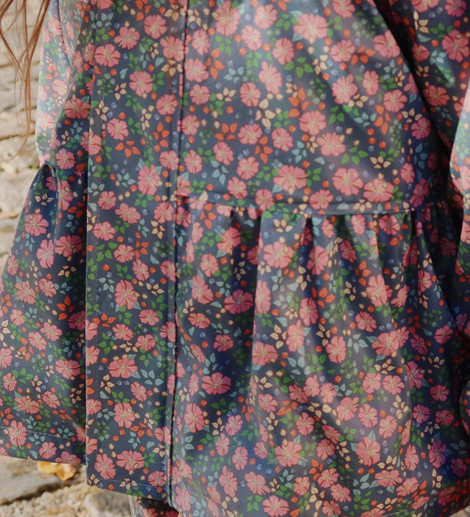 Regntøj*Konges Sløjd Regntøj m. Seler/Fleece - PU - Palme - Kyoto