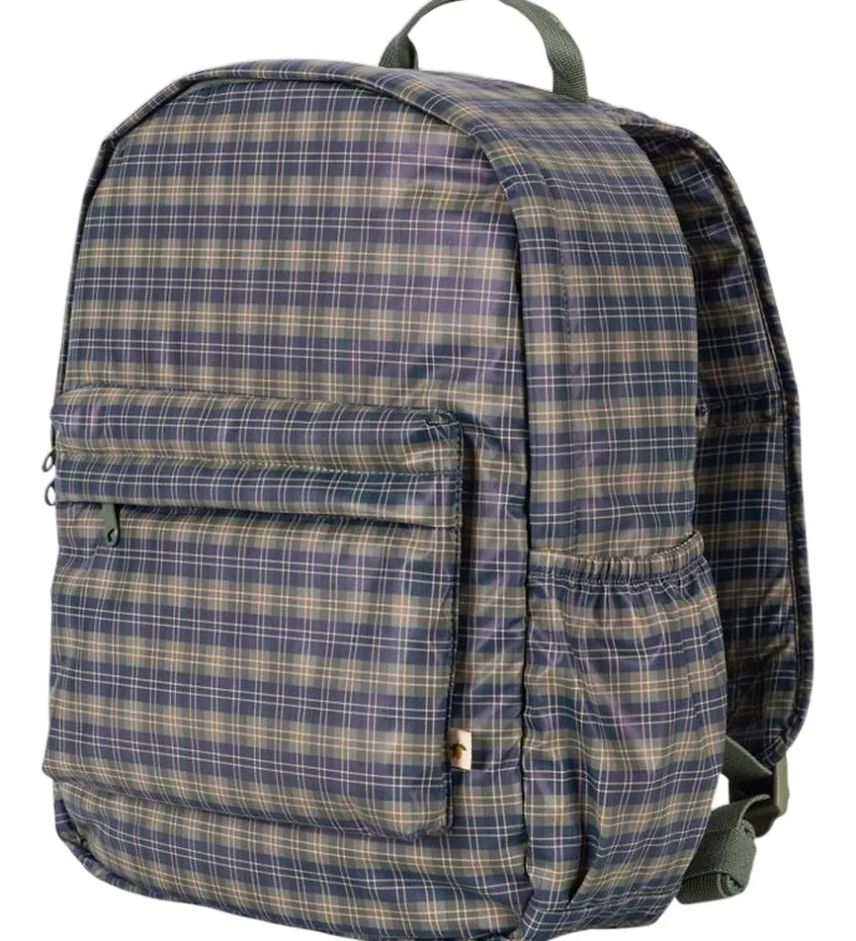 Rygsække*Konges Sløjd Rygsæk - PU - Rainy - Midi - Laurel Blue Check