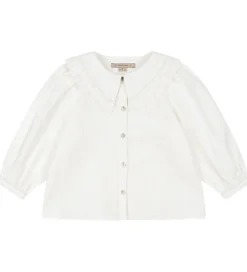 Børn Konges Sløjd Skjorte - Coeur Collar - Optic White