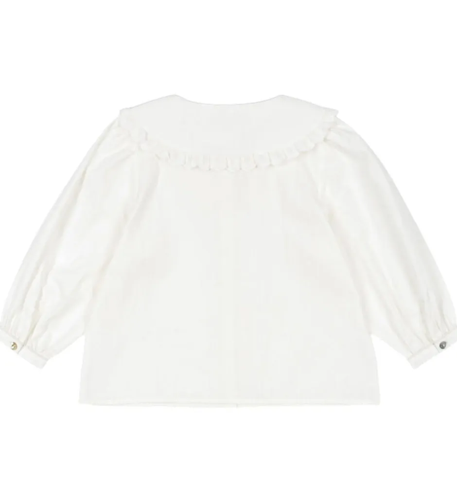 Børn Konges Sløjd Skjorte - Coeur Collar - Optic White