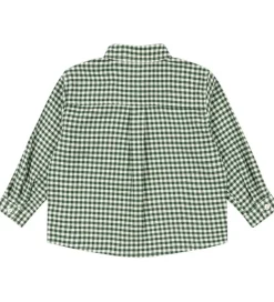Børn Konges Sløjd Skjorte - Foret - Green Check