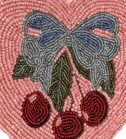Tasker|Skuldertasker*Konges Sløjd Skuldertaske - Beaded Heart - Amarena