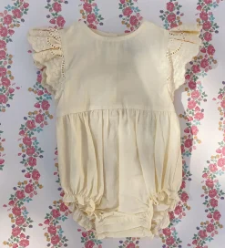 Børn Konges Sløjd Sommerdragt - Posey - Cloud Cream