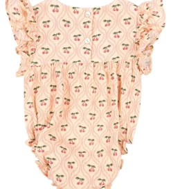 Sommerdragter*Konges Sløjd Sommerdragt - Musselin - Coco - Cherry Pink Motif