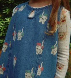 Kjoler*Konges Sløjd Spencer - Magot - Bow Kitty Denim