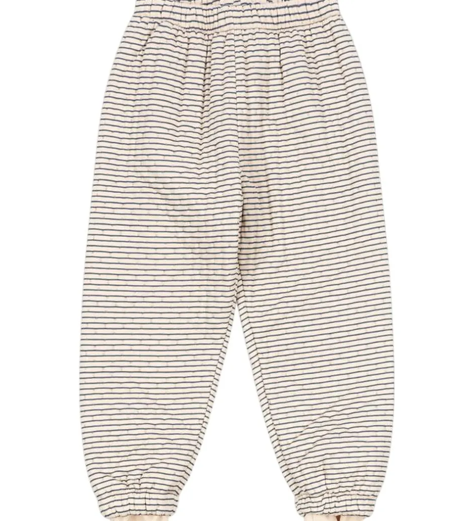 Børn Konges Sløjd Termobukser - Thermo - Stripe Bluie