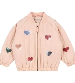 Termotøj*Konges Sløjd Termojakke - Juno Sequin Bomber - Cameo Rose