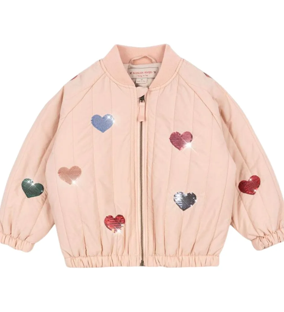 Termotøj*Konges Sløjd Termojakke - Juno Sequin Bomber - Cameo Rose