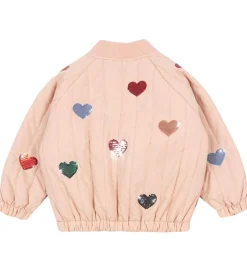 Termotøj*Konges Sløjd Termojakke - Juno Sequin Bomber - Cameo Rose