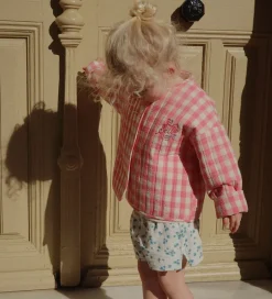 Børn Konges Sløjd x Rosie H-W Termojakke - Peach Blossom Check