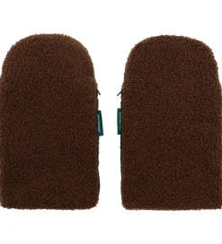 Barnevognsudstyr|Barnevognshandsker*KongWalther Barnevognshandsker - Østerbro - Chocolate brown tedd