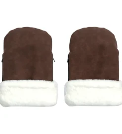Barnevognsudstyr|Barnevognshandsker*KongWalther Barnevognshandsker - Østerbro - Chocolate Brown Faux