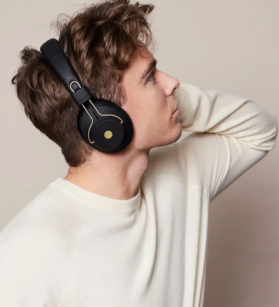 Høretelefoner*Kreafunk Høretelefoner - aBEAT Qi - Bluetooth - Sort