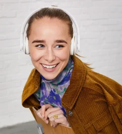 Høretelefoner*Kreafunk Høretelefoner - aHEAD 2 - Hvid