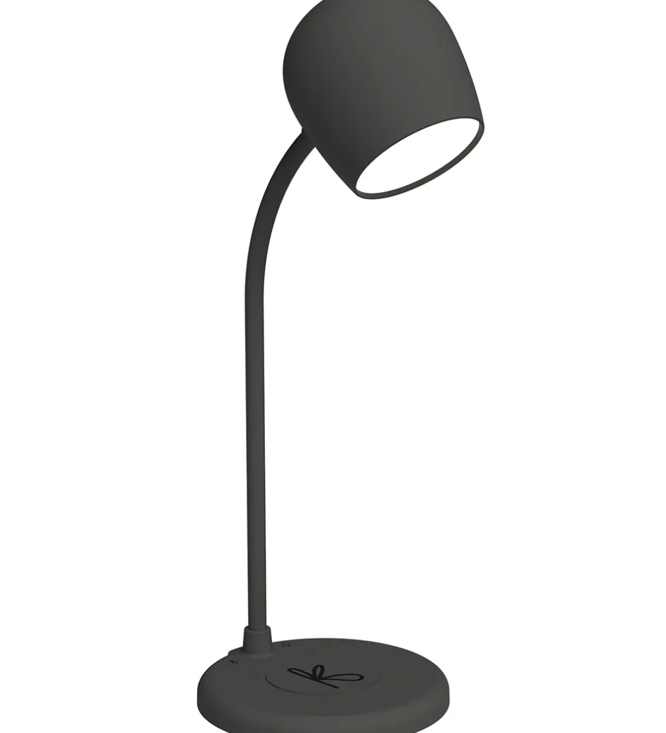 Adaptere Og Opladere*Kreafunk Lampe m. Oplader + Højtaler - Ellie - Sort